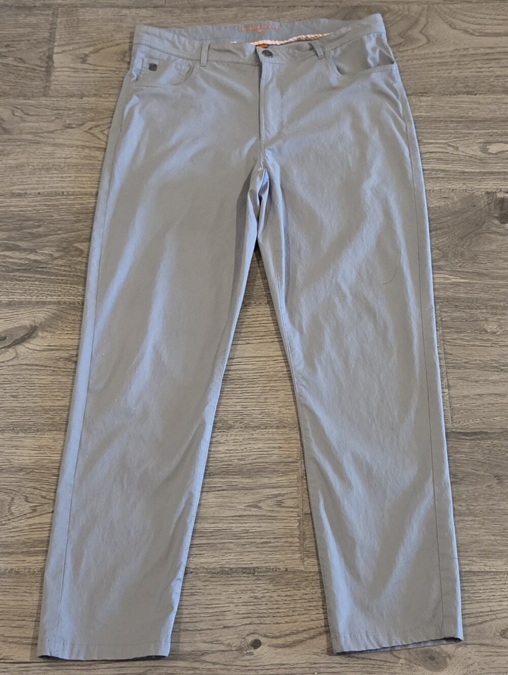 Southern Point Co. Benson 5-Pocket Performance Pants - Light Grey - Size 36x30